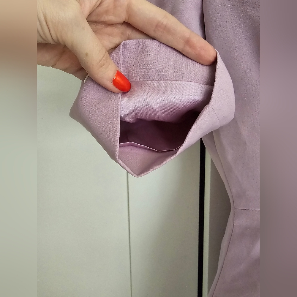 NWOT PrettyLittleThing Lilac Blazer Dress Spring Easter Office Wear - Picture 12 of 12